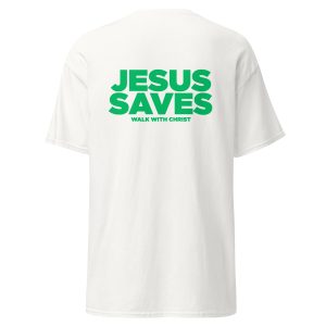 JESUS SAVES GREEN TEE