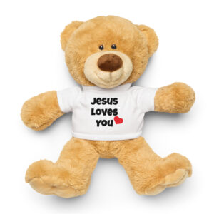 JESUS LOVES YOU TEDDY BEAR