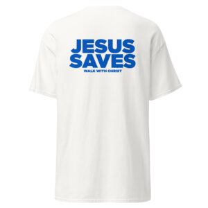 GLORY TO GOD - JESUS SAVES BLUE TSHIRT
