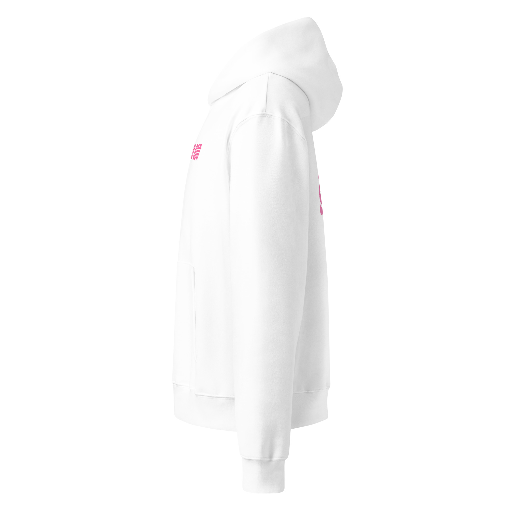 GLORY TO GOD - JESUS SAVES PINK OVERSIZED HOODIE - Image 3