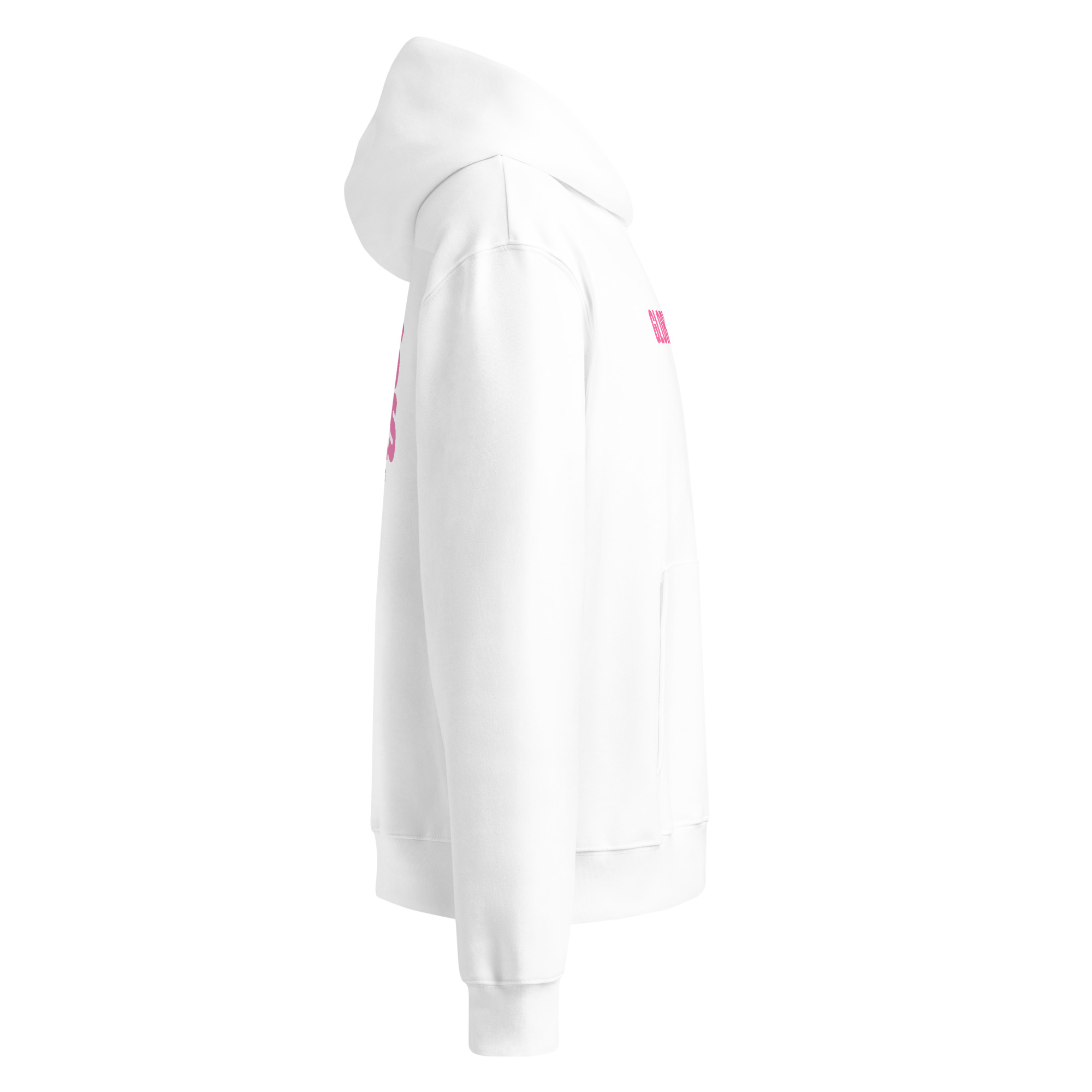 GLORY TO GOD - JESUS SAVES PINK OVERSIZED HOODIE - Image 4